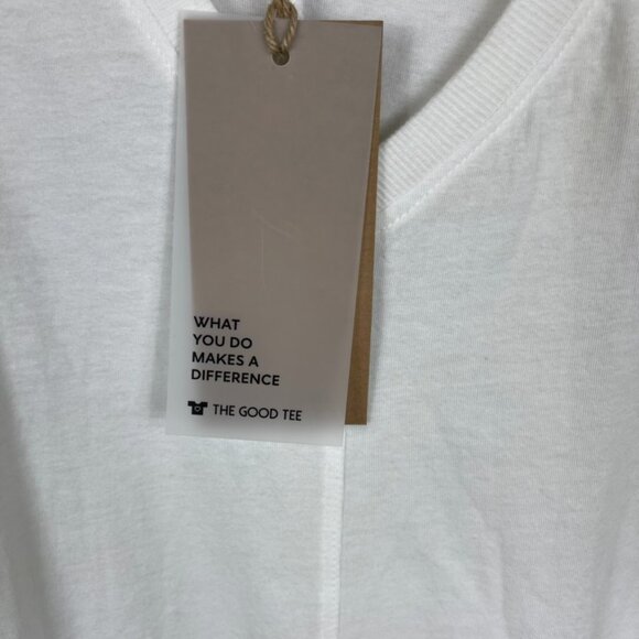 The Good Tee Easy to Love midi dress dip dye white purple Large beachy boho - Picture 3 of 7